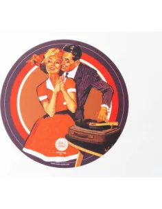 Rock On Wall Vintage - Tappetino Antistatico Per Giradischi In Feltro