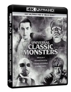 Universal Classic Monsters Collection Vol 1 (4 4K Ultra Hd-4 Blu-Ray)