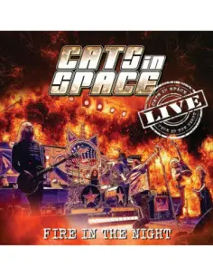Cats In Space - Fire In The Night: Live(White Vinyl)