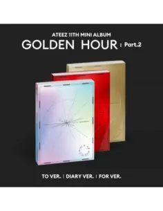 Ateez - 11Th Ep (Golden Hour: Part.2) Diary/For/To Ver. - (CD)