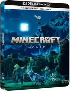 Film Minecraft (Un) Steelbook 3 'Night Scene' (4K Ultra Hd / Blu-Ray)