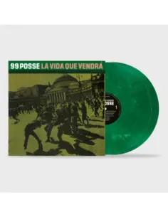 99 Posse - La Vida Que Vendrà - 2Lp Green Mix Yellow/White Con Remix