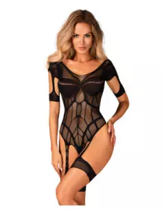 Bodystocking with garters