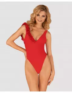 Red bathing suit