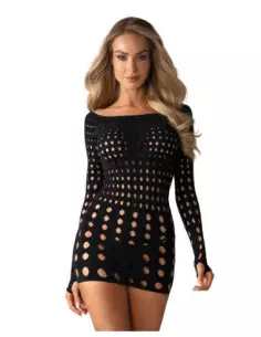 Black dress with long sleeves