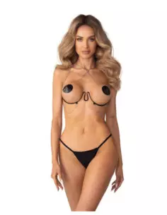Modern black harness
