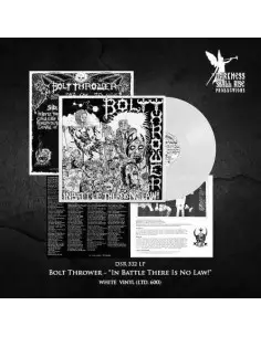 Bolt Thrower - In Battle There Is No Law White Vinyl Ltd. Ed.