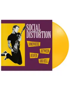 Social Distortion - Somewhere Between Heaven And Hell Numbered Yellow Vinyl edition