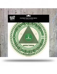 Rock On Wall In Vinyl We Trust - Tappetino Antistatico Per Giradischi