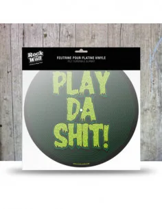 Rock On Wall Play Da Shit - Tappetino Antistatico Per Giradischi