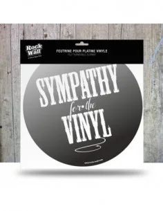 Rock On Wall Sympaty For The Vinyl - Tappetino Antistatico Per Giradischi