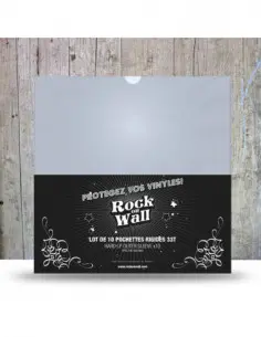 Rock On Wall Buste Rigide Trasparenti Di Protezione Per Vinile( 10 Pz.)