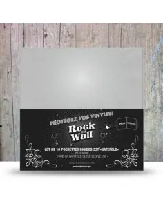 Rock On Wall Buste Rigide Trasparenti Per Vinile( 10 Pz.) - Buste Rigide Trasparenti Per Vinile (10 Pz.)
