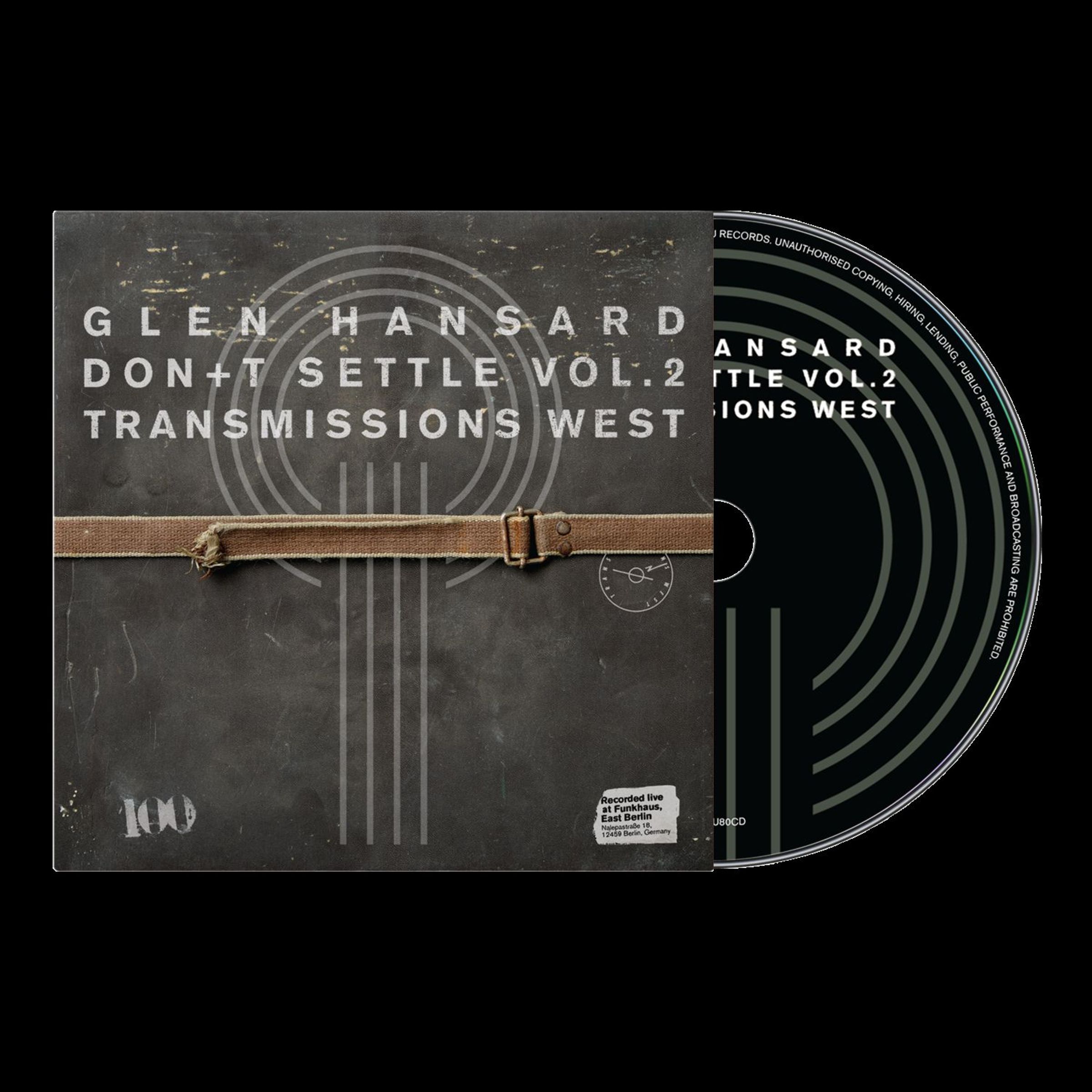 Hansard, Glen - Don T Settle (Vol. 2 - Transmissions Wes - (CD)
