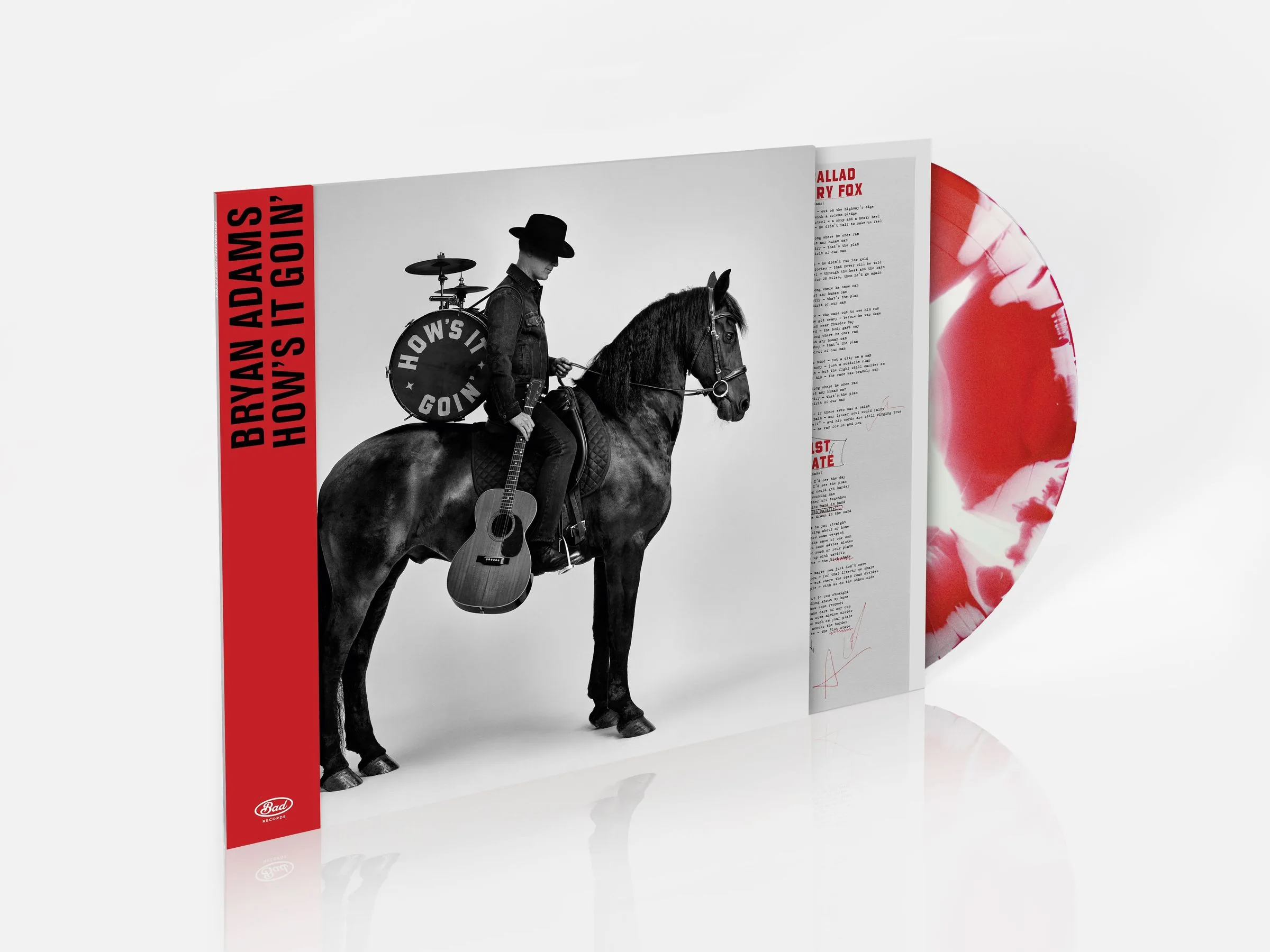 Adams Bryan - How'S It Goin' (Red and White Sunburst Vinyl)