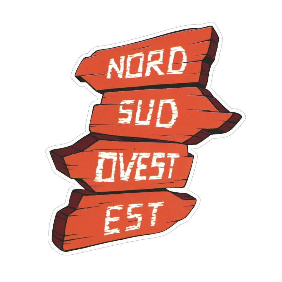 883 - Nord Sud Ovest Est Vinile Sagomato