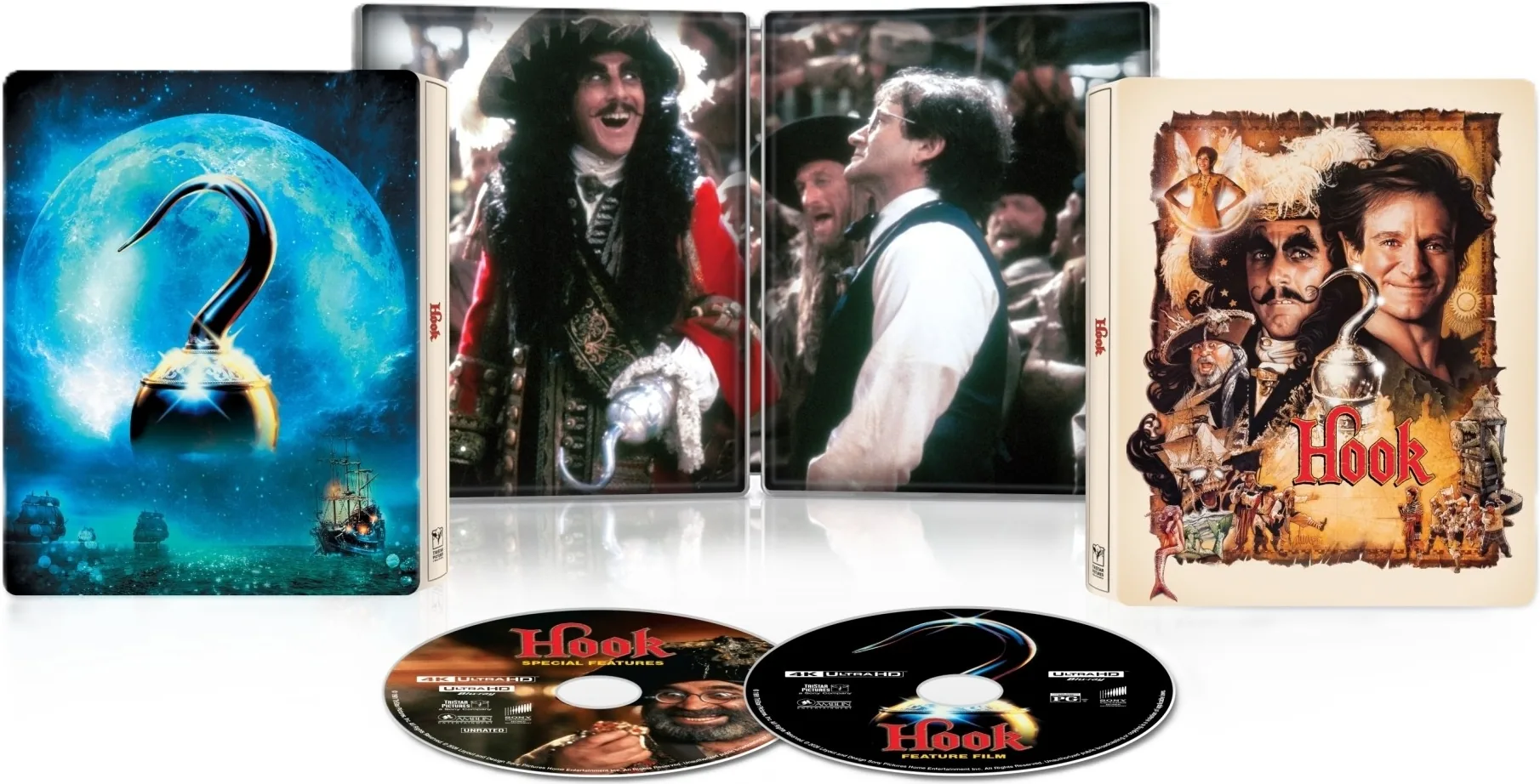 Hook - Capitan Uncino (Steelbook) (4K Ultra Hd+Blu-Ray Hd)
