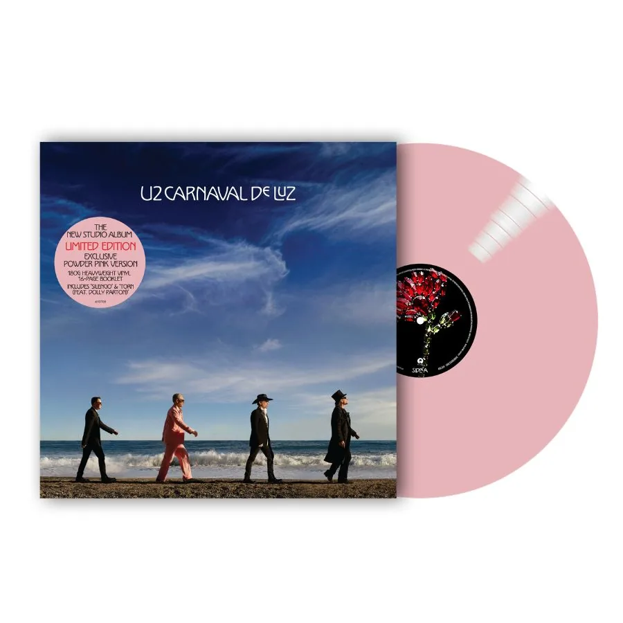U2 - Carnaval De Luz-Limited Edition Powder Rose Pink Vinyl