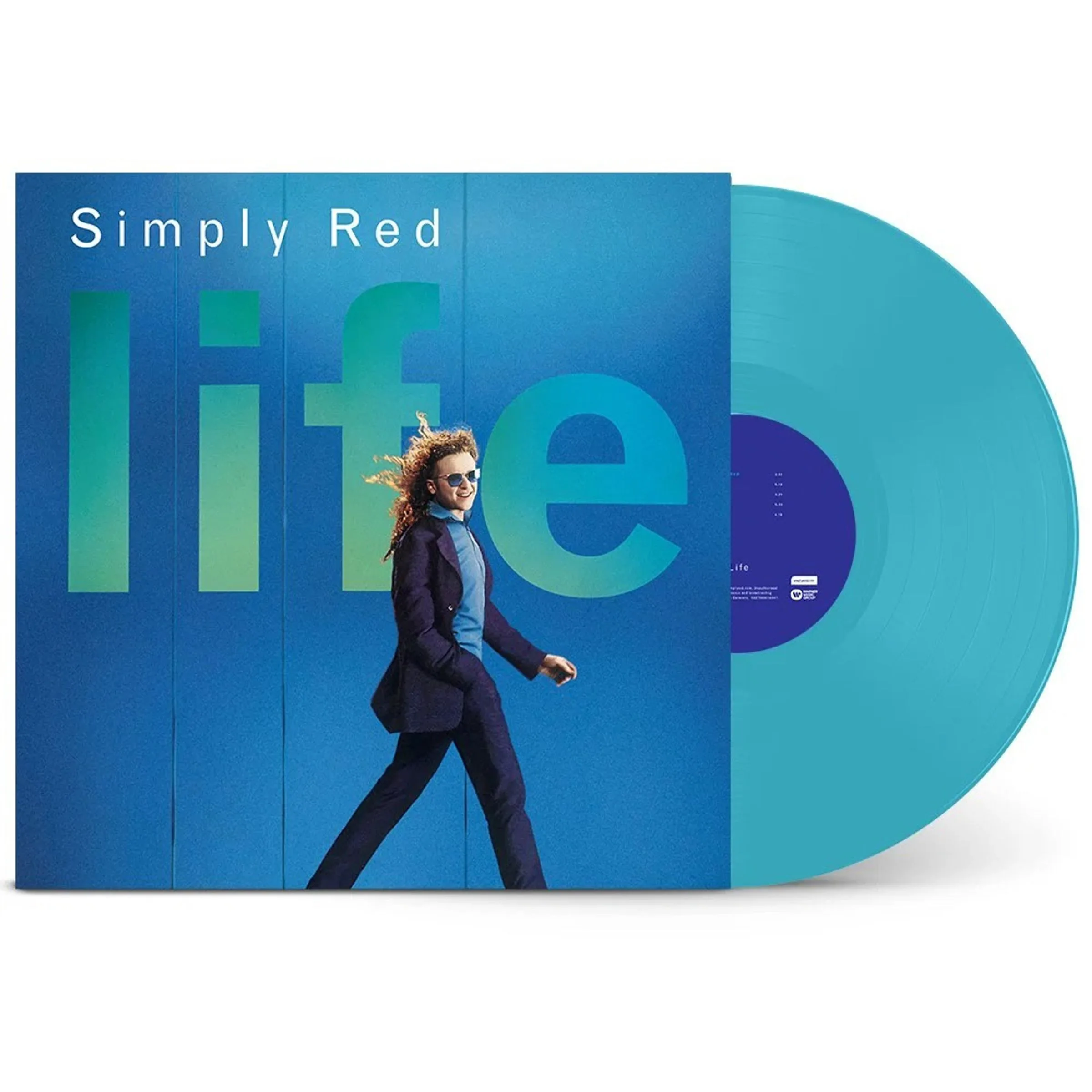 Simply Red - Life Vinile Blu Curacao