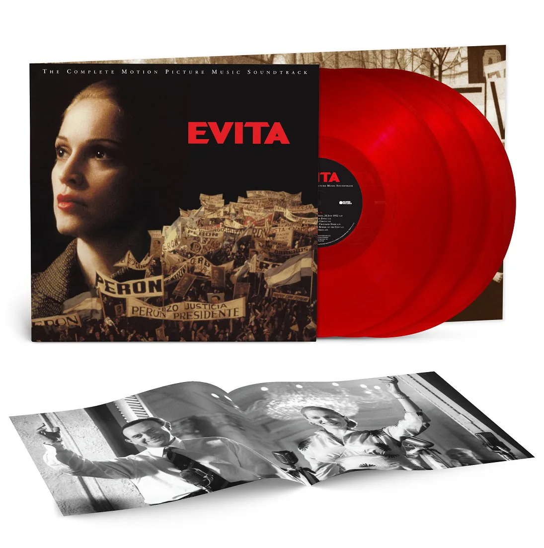 Madonna - Evita: The Complete Motion Picture Soundtrack Triplo Vinile Rosso