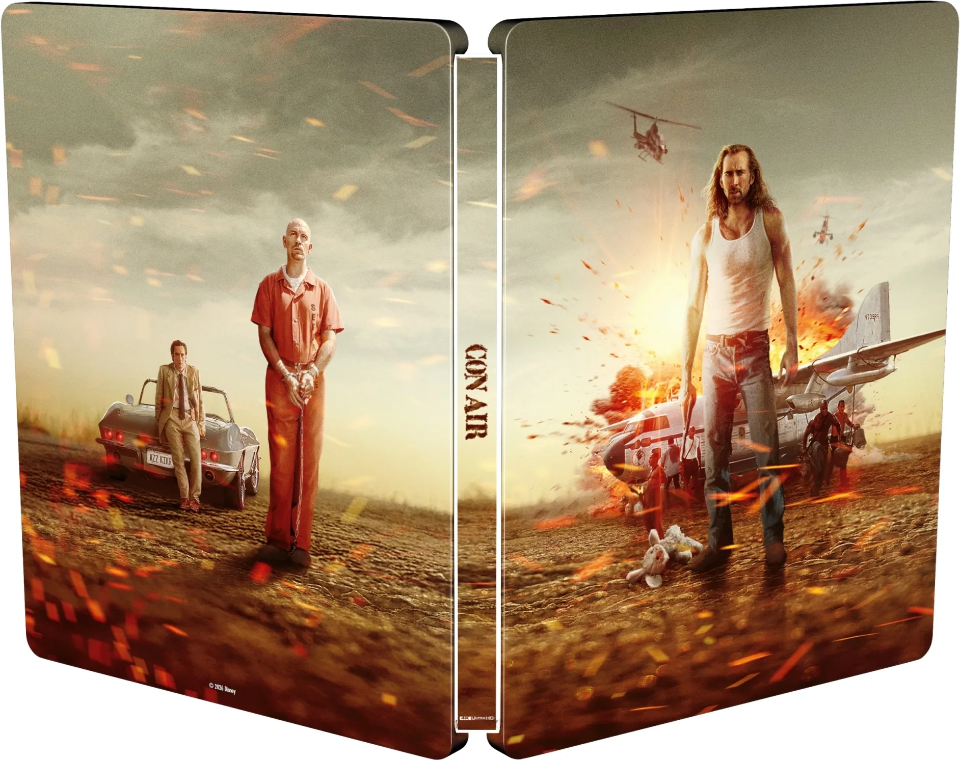 Con Air (Steelbook) (4K Ultra Hd+Blu-Ray Hd)