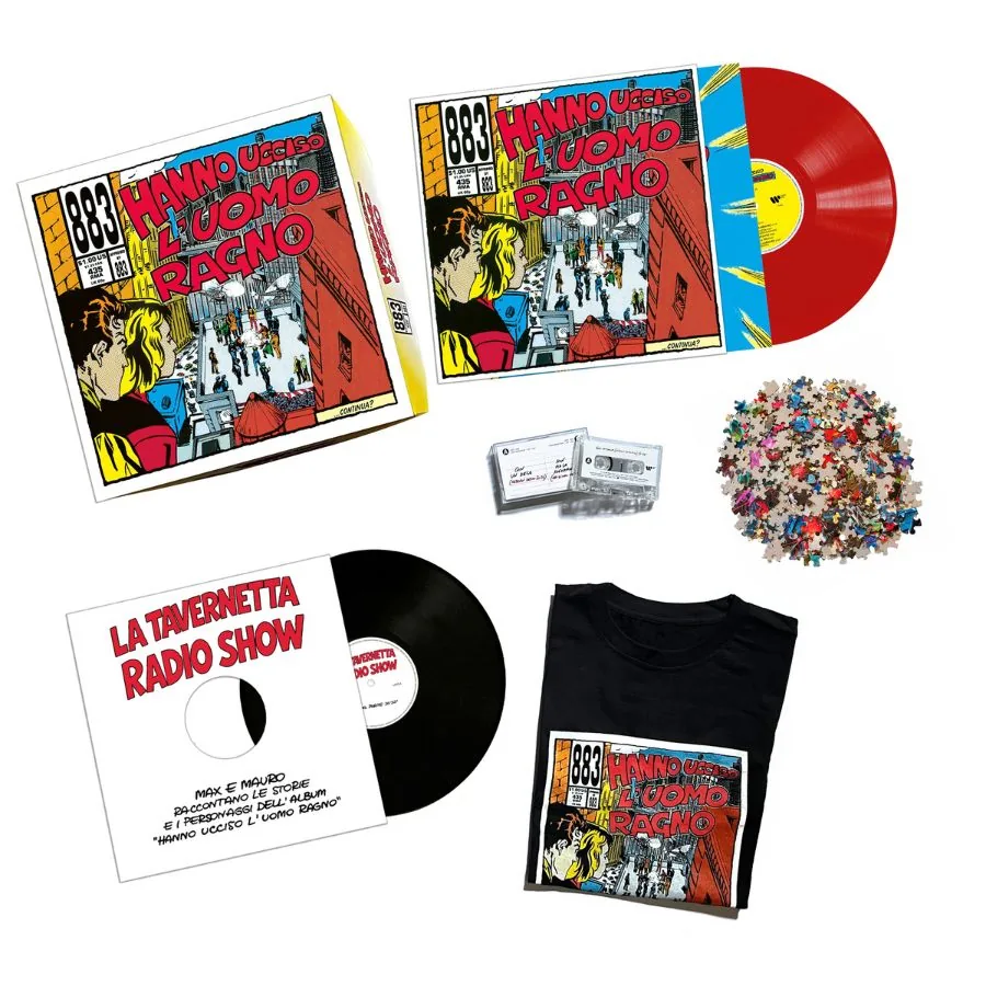 883 - Hanno Ucciso L'Uomo Ragno (Box Deluxe Edition) Box 2Lp and Mc / Puzzle / T-Shirt