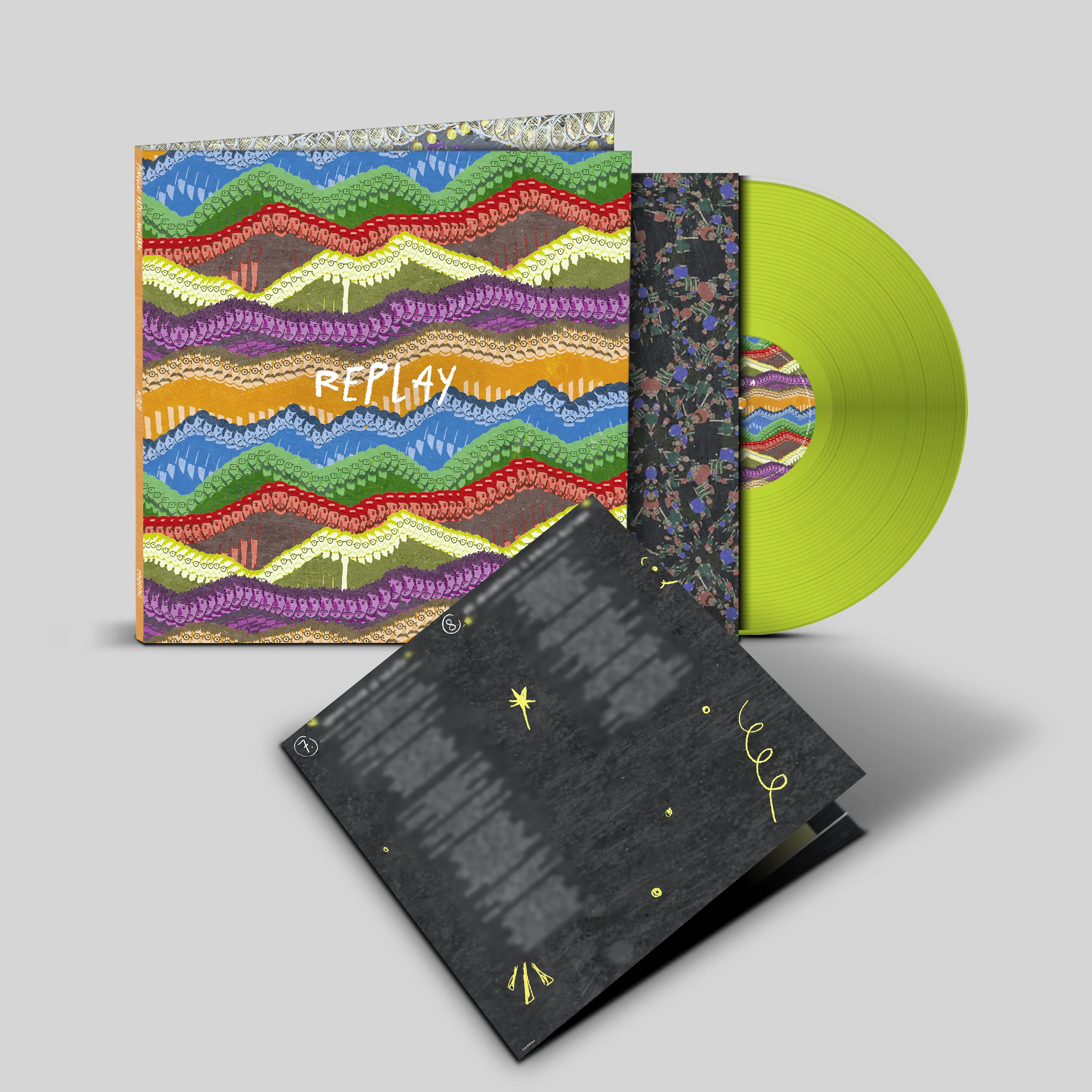 Pinguini Tattici Nucleari - Replay - Lp Neon Yellow