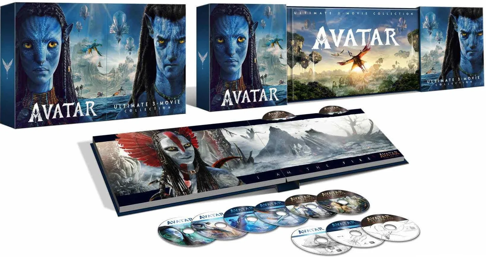 Avatar: 3 Movie Collection (Premier Edition) (3 4K Ultra Hd + 6 Blu-Ray Hd)