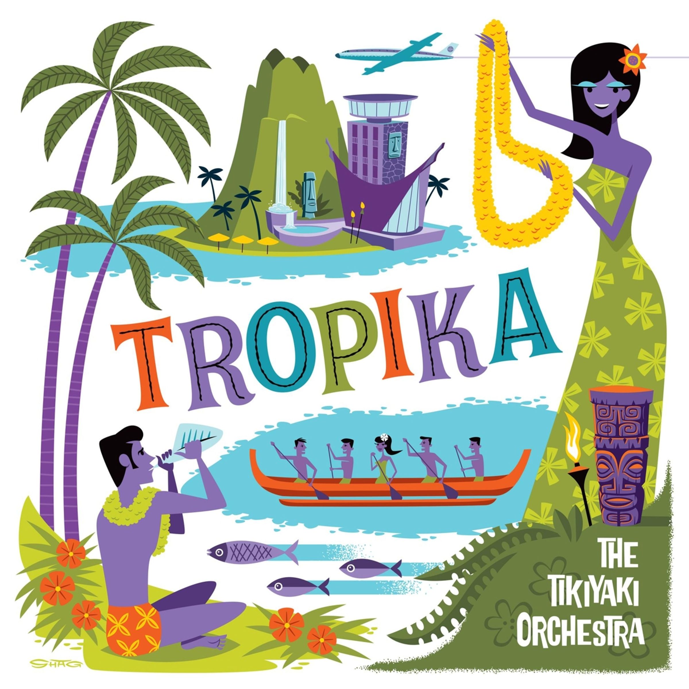 Tikiyaki Orchestra, - The Tikiyaki Orchestra Tropika - Colored