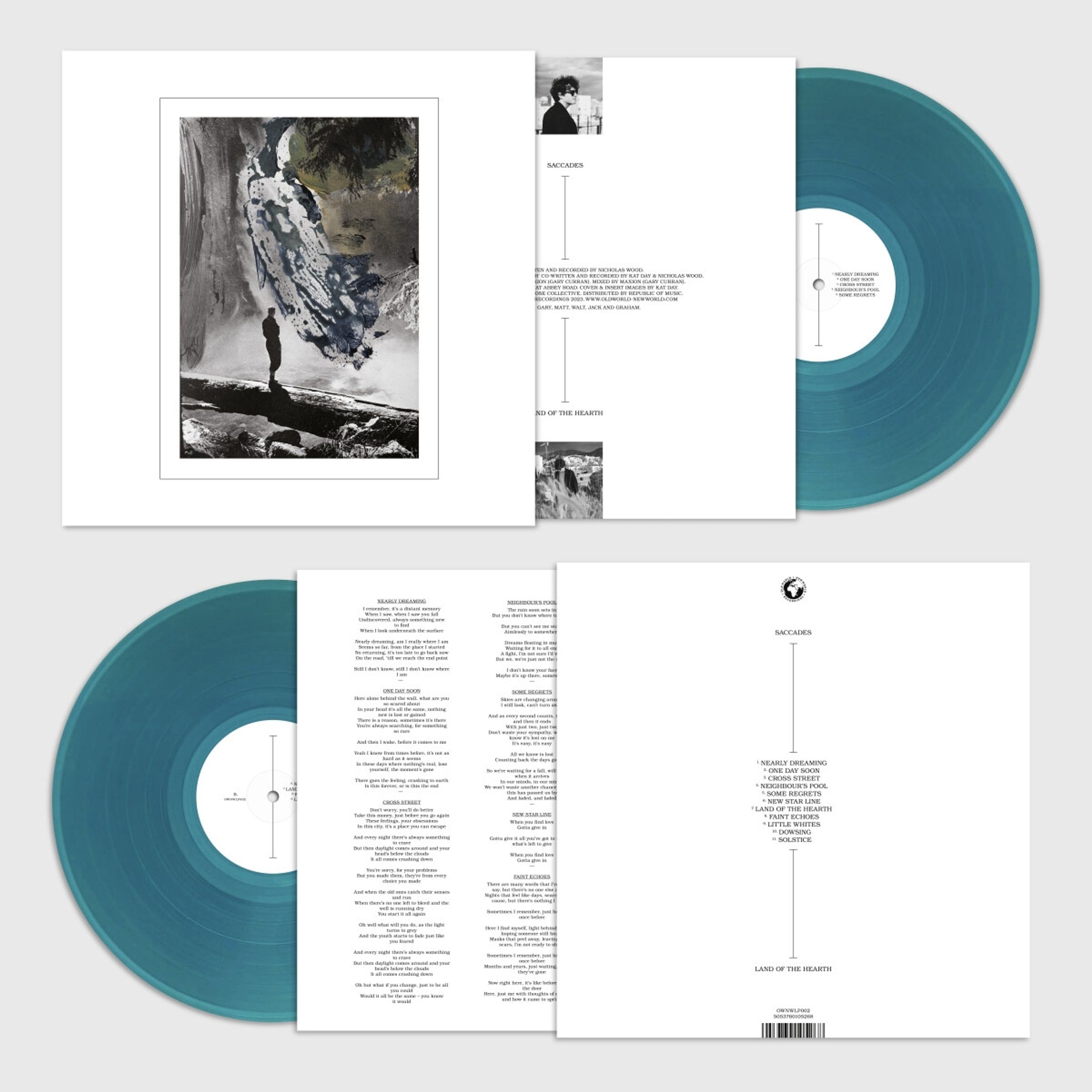 Saccades - Land Of The Hearth - Transparent Blue