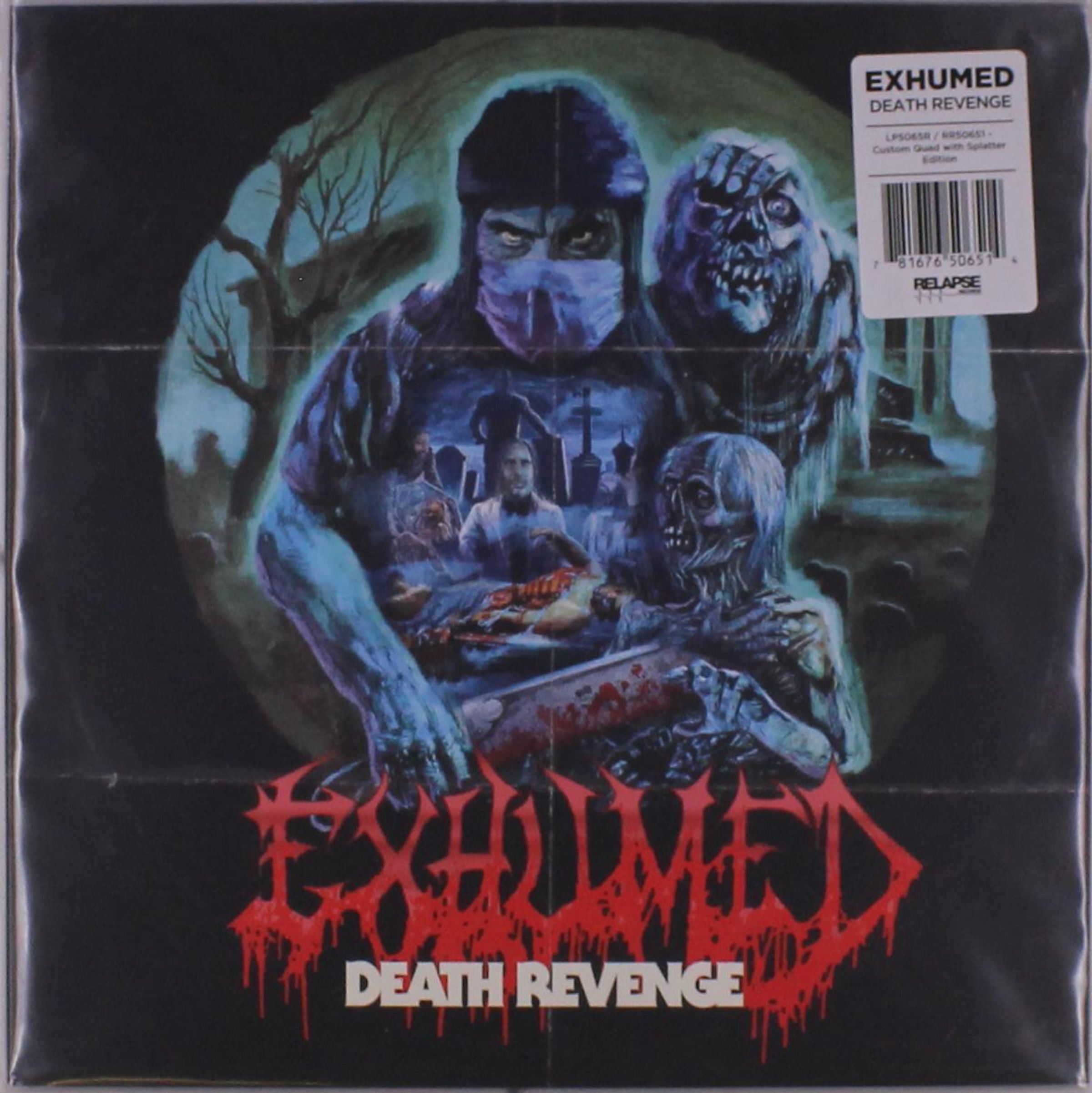Exhumed - Death Revenge (Vinyl Sea Blue and Black Ice)