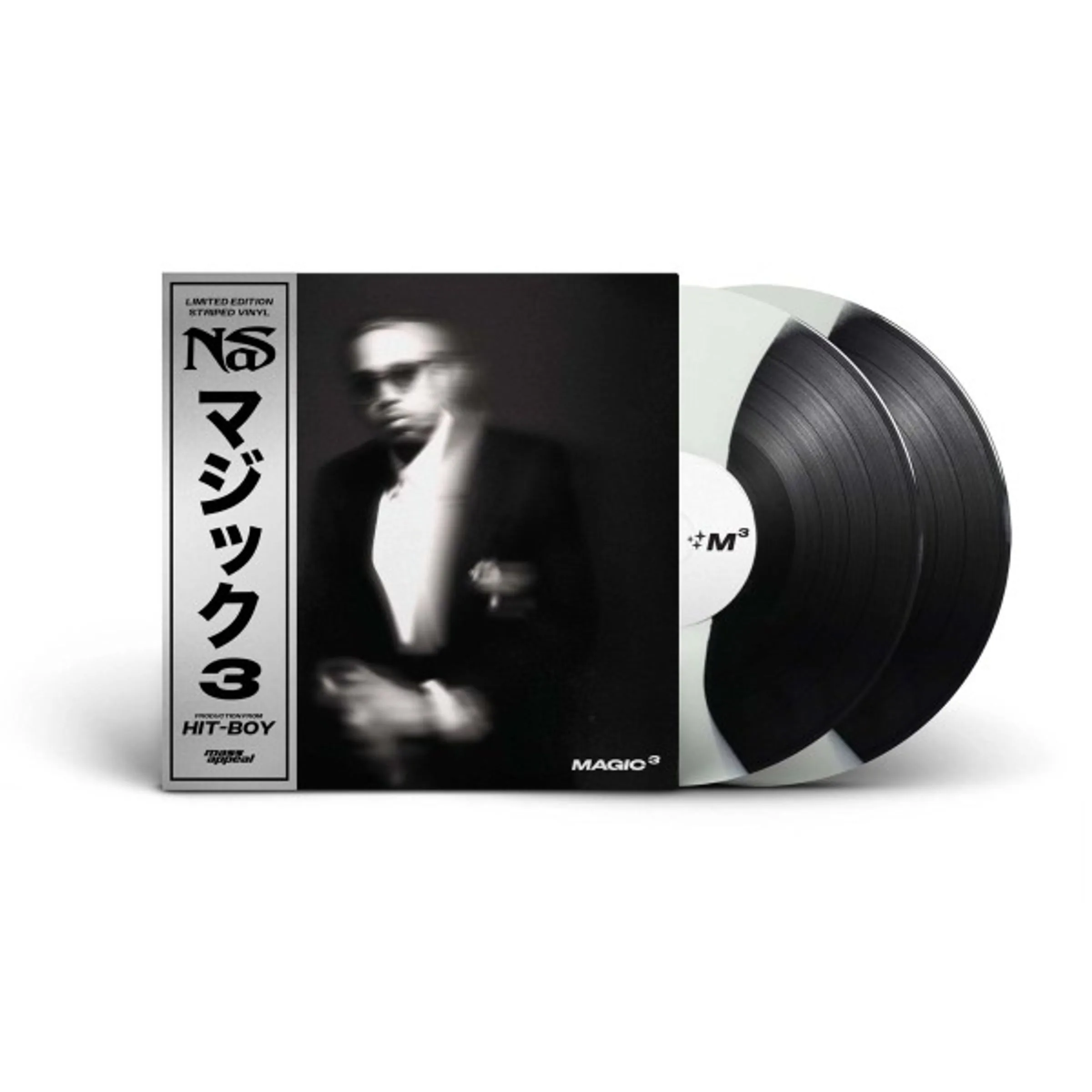 Nas - Magic 3 - Striped Black and White Vinyl
